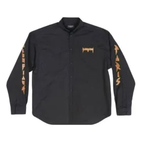 Metallica Langarm-Shirt, Oversized-Passform „Schwarz-Orange“ 699053TYB181000