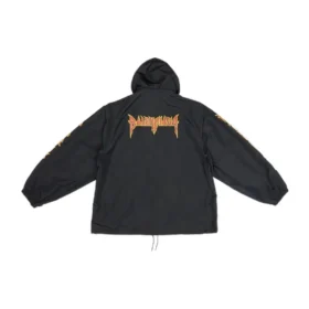 Metallica Windbreaker-Kapuzenjacke „Black Orange“ 698831TMO101000
