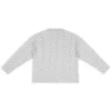 Mini-Cardigan mit Allover-Logo „Hellgrau-Weiß“ 699822T32331461