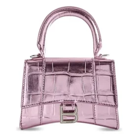 Mini Hourglass Top-Handle-Tasche „Lilac“ 664676-1S4NY-5304