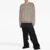 Mini-Pullover mit Allover-Logo „Beige“ 736247T32339977