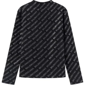 Mini-Pullover mit Allover-Muster „Schwarz“ 730402TNVQ91073