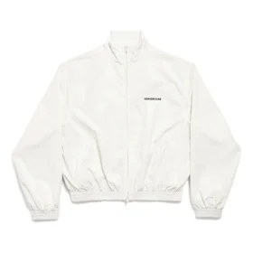 Mirror Balenciaga Regular Trainingsjacke „White“ 790745TPQ389000
