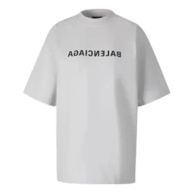 Mirror Balenciaga T-Shirt, Medium Fit, „White“ 764235TNVR2-9784