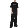 Mirror Balenciaga T-Shirt, mittlere Passform „Schwarz“ 612966TNVR21070