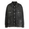 Mirror Padded Denim Jacke „Dark Grey“ 735744TBP471270