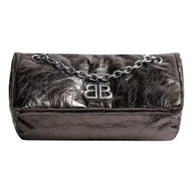 Monaco Kleine Kettenhandtasche metallisiert „Dunkelgrau“ 7659662AASD1314