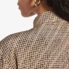 Monogramm-Hemd für Damen in Beige/Schwarz Monogramm-Hemd für Damen in Beige/Schwarz
