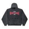 Montaigne Hoodies Large Fit „Black Faded“ 803265TRVN21048