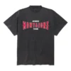 Montaigne Oversize-T-Shirt „Black Faded“ 787349TRVN31048