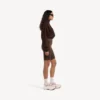 Techwear-Jacke für Damen in Mokka Techwear-Jacke für Damen in Mokka