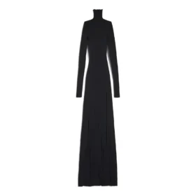 Nahtloses, flaches Kleid „Black“ 788288T52131000