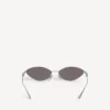 Nano Cat Damen-Sonnenbrille in Silber