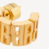 Nano-Creolen für Damen in glänzendem Gold