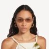 Nano-D-Frame-Sonnenbrille für Damen in Hellgold Nano-D-Frame-Sonnenbrille für Damen in Hellgold