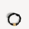 Nano Ribbon BB-Armband für Damen in Schwarz/Glänzendem Gold