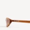 Neo Round Sonnenbrille in blond gestreiftem Havanna Neo Round Sonnenbrille in blond gestreiftem Havanna