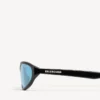 Neo Runde Sonnenbrille in Schwarz Neo Runde Sonnenbrille in Schwarz