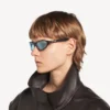 Neo Runde Sonnenbrille in Schwarz Neo Runde Sonnenbrille in Schwarz