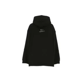 Neuer Logo-Popover-Hoodie „Black White“ 570811TNVH21070