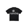 Neues Tape Type T-Shirt im mittleren Fit „Schwarz“ 739784TQVQ81073