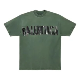 Neues Tape Type T-Shirt, mittlere Passform „Dark Green“ 739784TQVQ83004