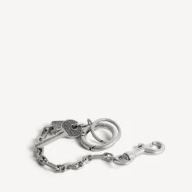 Neverlost-Schlüsselanhänger für Herren in Antiksilber