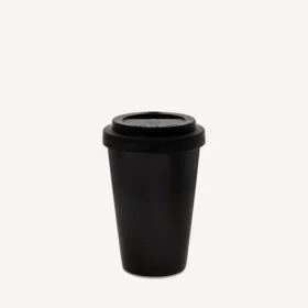 New York Kaffeetasse in Schwarz