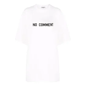No Comment Baumwoll-T-Shirt „White“ 684155TLVG33307
