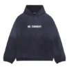 No Comment Hoodies, weite Passform „Navy Blue“ 674986TLVG43967