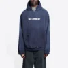 No Comment Hoodies, weite Passform „Navy Blue“ 674986TLVG43967