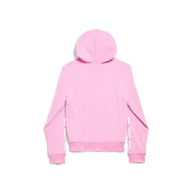 Nologo-Hoodie mit Reißverschluss, schmale Passform „Light Pink White“ 788243TQVK55708 Nologo-Hoodie mit Reißverschluss, schmale Passform „Light Pink White“ 788243TQVK55708