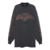 Offshore Langarm-T-Shirt Oversized „Black Faded“ 739027TPVM81568