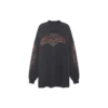 Offshore Langarm-T-Shirt Oversized „Black Faded“ 739027TPVM81568