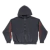 Offshore Zip-Up-Hoodie, Medium Fit „Black Faded“ 770939TPVM91568