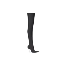 Over-the-Knee-Stiefel „Black Matte Spandex“ 719816W2ES01000
