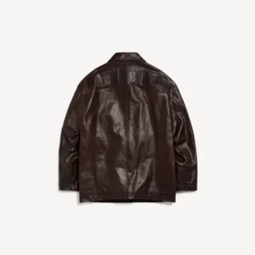 Oversize-Carcoat für Damen in Kaffee