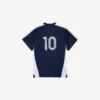 Oversize-Fußball-T-Shirt für Herren in Marineblau Oversize-Fußball-T-Shirt für Herren in Marineblau