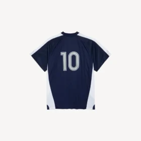 Oversize-Fußball-T-Shirt für Herren in Marineblau