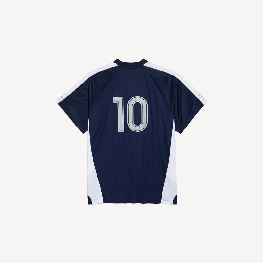 Oversize-Fußball-T-Shirt für Herren in Marineblau Oversize-Fußball-T-Shirt für Herren in Marineblau