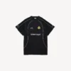 Oversize-Fußball-T-Shirt für Herren in Schwarz Oversize-Fußball-T-Shirt für Herren in Schwarz