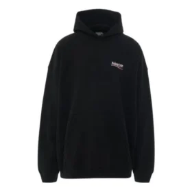 Oversize-Hoodie mit Political Campaign-Aufschrift „Schwarz“ 620973TKVI91070