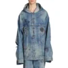Oversize-Kapuzenjacke „Blue“ 719315TNW56-4268