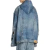 Oversize-Kapuzenjacke „Blue“ 719315TNW56-4268