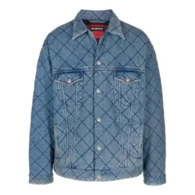 Oversized-Denim-Jacke mit Wattierung „Blau“ 646923TDW154762