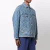 Oversized-Denim-Jacke mit Wattierung „Blau“ 646923TDW154762