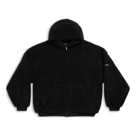 Oversized-Hoodie mit Reißverschluss „Black“ 768694TKQ261000