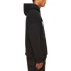 Oversized-Popover-Hoodie mit Schriftzug-Logo „Black White“ 674986TMVB51070
