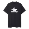 Oversized-Sport-T-Shirt zum Kombinieren „Black White“ 739028TPVF21070