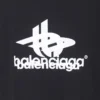 Oversized-Sport-T-Shirt zum Kombinieren „Black White“ 739028TPVF21070